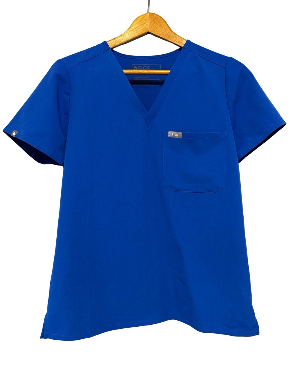Figs Blue Catarina One Pocket Scrub Top Size Small Style FW1000 PO 2840